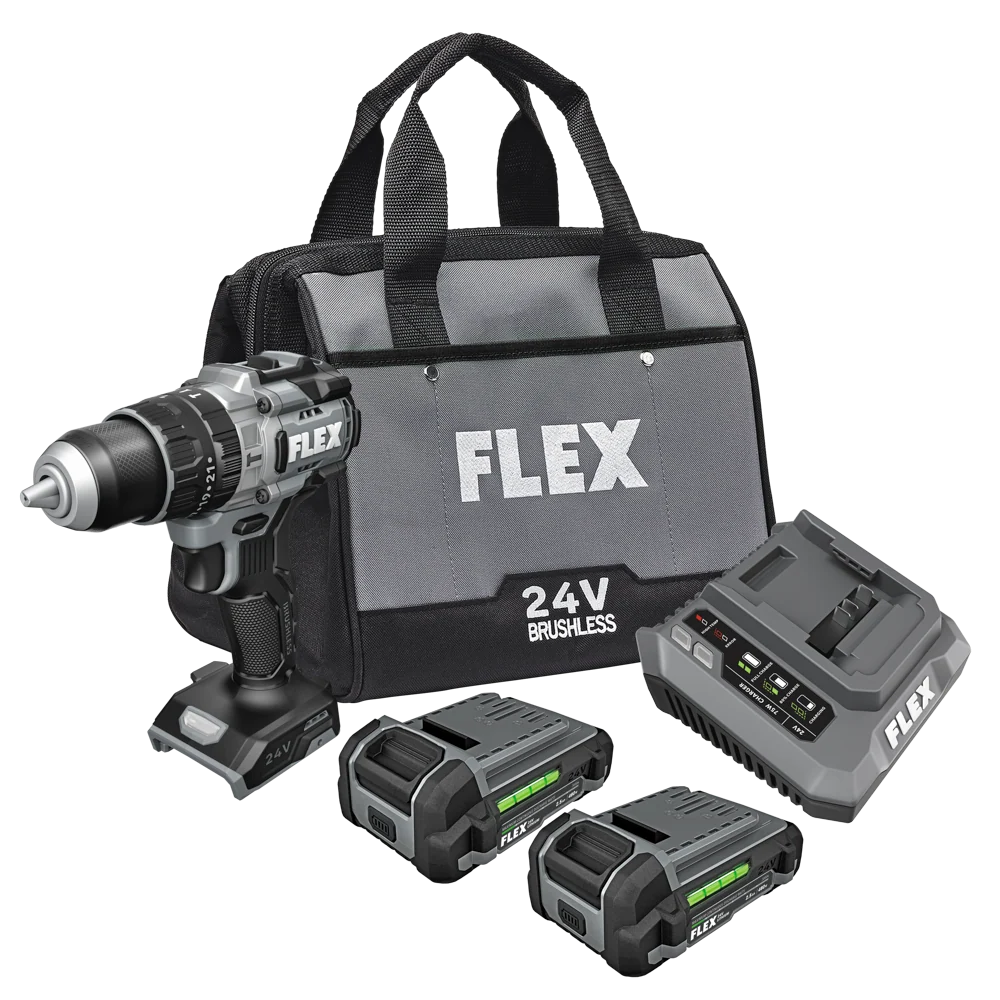 Casual FLEX 24V 1 2 2-Speed Hammer Drill Kit Unique