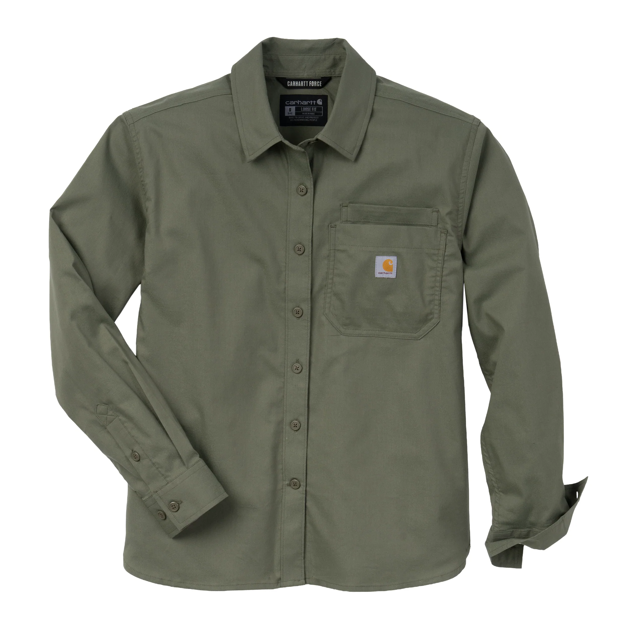 Trusted Carhartt Women’s Force Houston Long Sleeve Shirt Relaxed