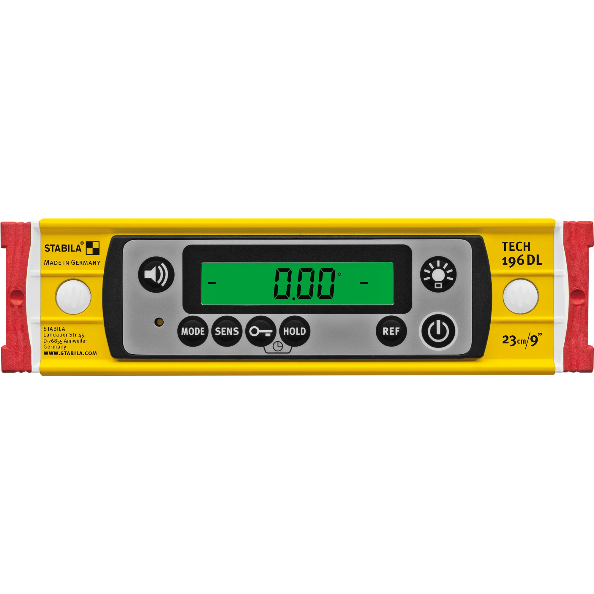 Long-Lasting Stabila 9 23cm TECH 196 DL Digital Spirit Level w Case Recyclable