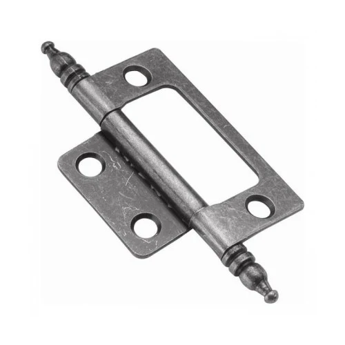 High-Performance Belwith Hinge Self Mortise Silver Medallion 1-7 16 x 2 in. 1 Pair Fine