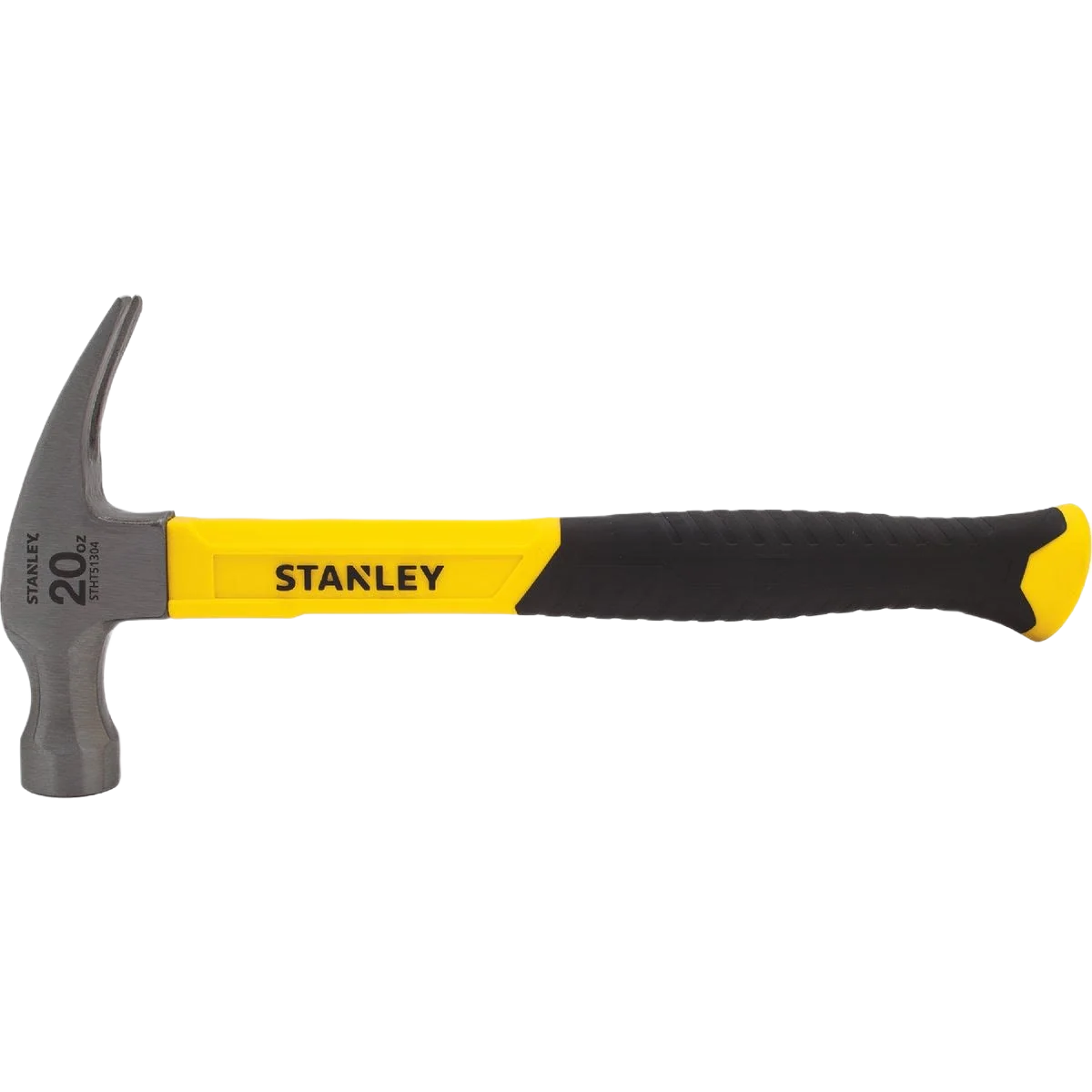 Verified Stanley 20 oz. Smooth Face Rip Claw Hammer with Fiberglass Handle Original