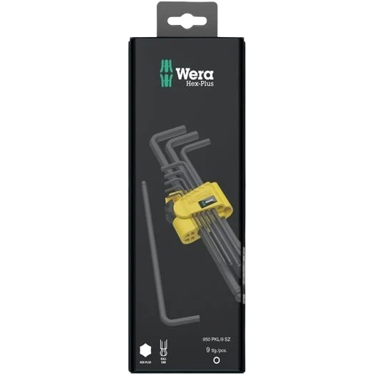 Pure Wera Tools 9-Piece SAE L-Key Hex Set Relaxed