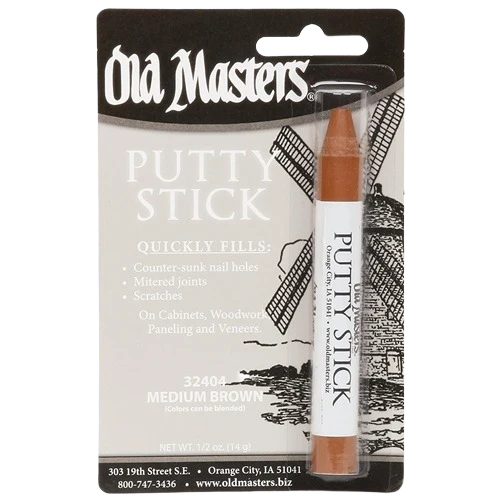 Organic Old Masters Light Brown Putty Stick Contemporary