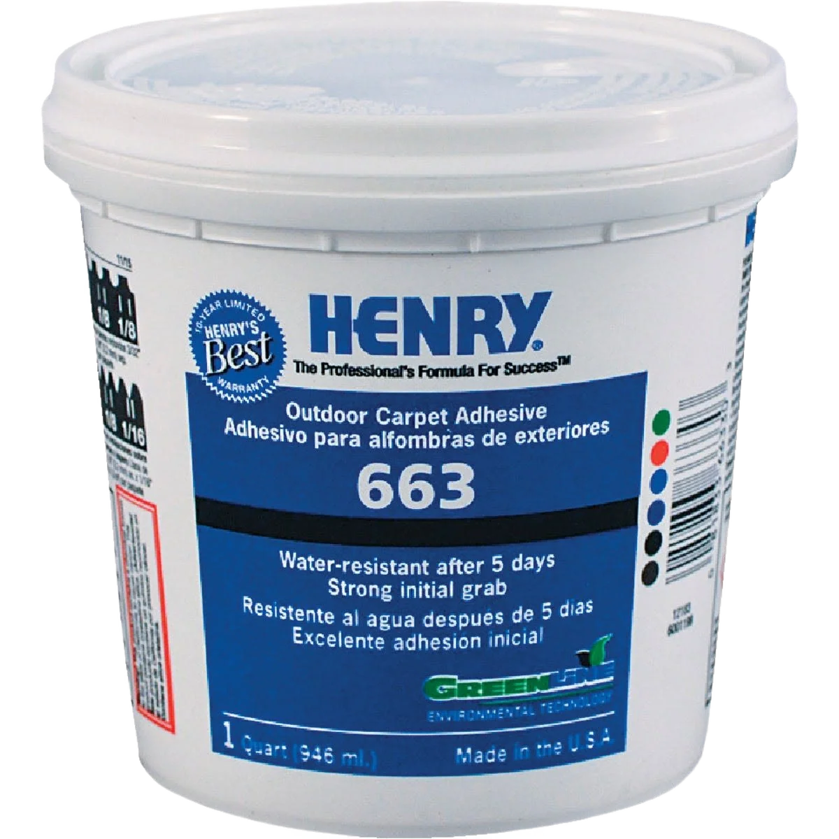 Top-Quality Henry Premium Outdoor Carpet Adhesive 1 qt. Expertly Made