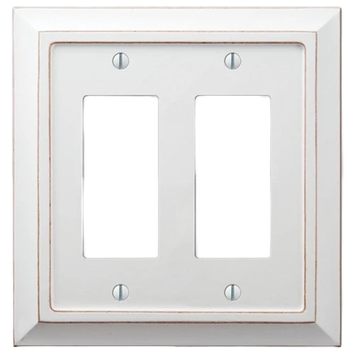 Soft Amerelle 2-Rocker Savannah Distressed White Wood World-Class