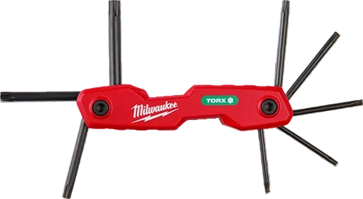 Unique Milwaukee 8-Key Folding Hex Key Set – Torx Dependable