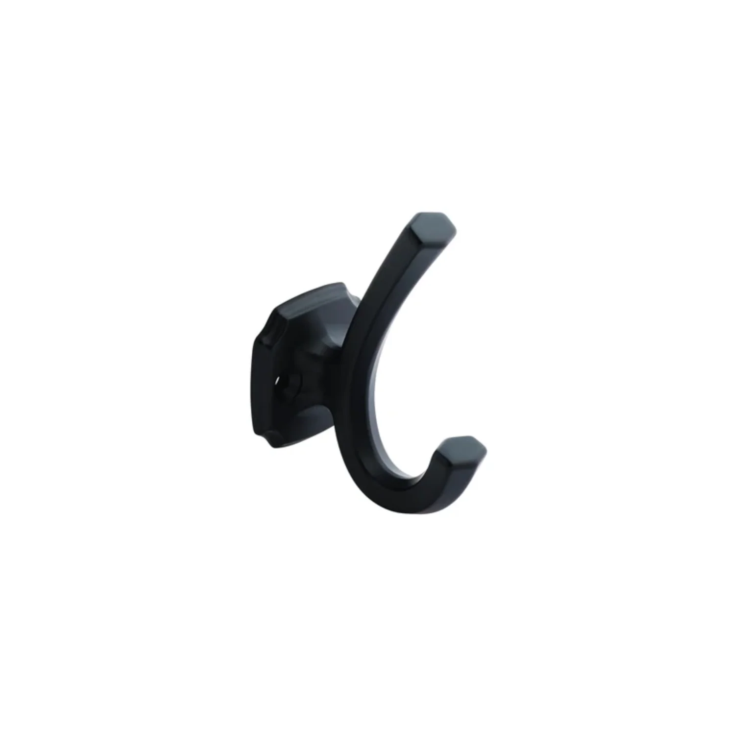 Functional Hickory Hardware Veranda Matte Black Hook 3.5 in. Optimized