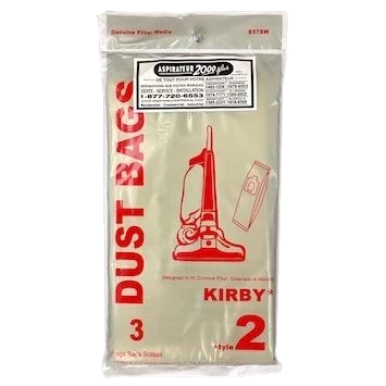 Sustainable EnviroCare Kirby Style 2 Upright Vacuum Bag 3-Pack Soft