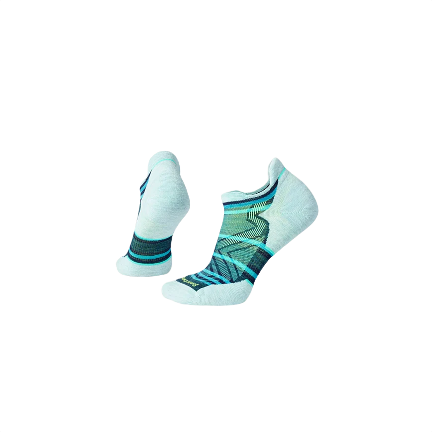 Minimalist Smartwool Women’s Twilight Blue Run Targeted Cushion Stripe Low Ankle Socks Consistent