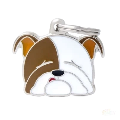 Professional MyFamily English Bulldog ID Tag World-Class