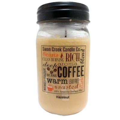 Premium Material Swan Creek Hazelnut Pantry Jar Candle 12 oz. Smart