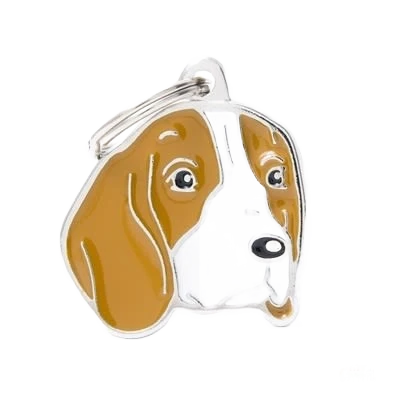 Genuine MyFamily Beagle Dog ID Tag Expertly Made