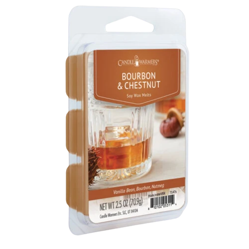 Responsible Candle Warmers Bourbon Chestnut Classic Wax Melts 6-Pack Breathable