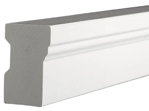 Classic AZEK White 1-1 4 x 2 In. Brick Moulding 18 ft. Certified