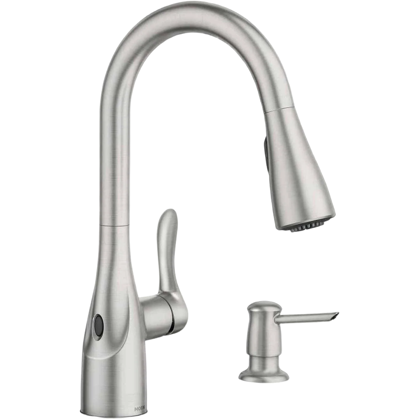 Reusable Moen Arlo Single Handle Pulldown Kitchen Faucet w Touchless Activation Sensor Superior