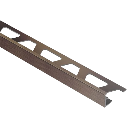 Artisan Schluter Jolly 1 2 in. L Channel Brushed Ant. Bronze Anodized Aluminum Exclusive
