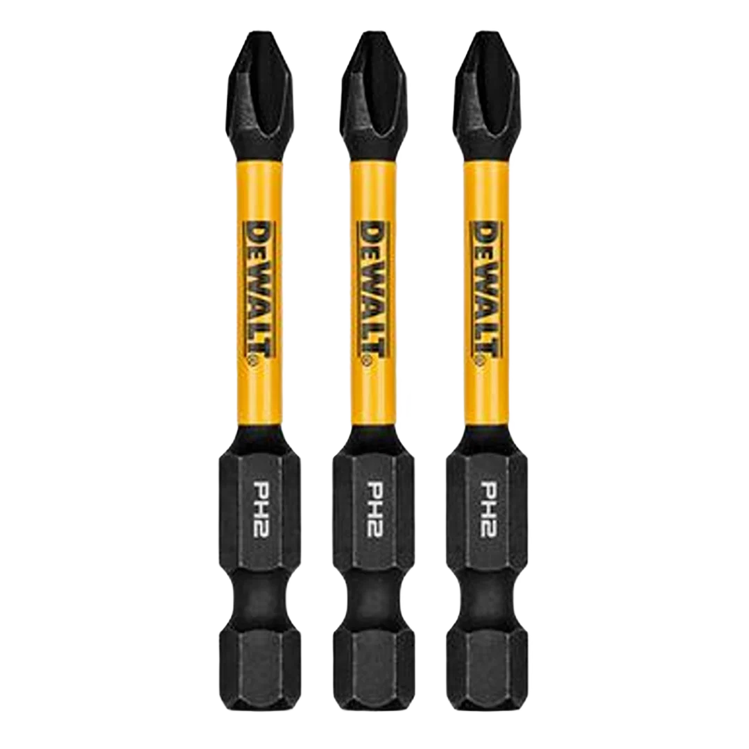 Innovative DEWALT 2-1 4 Flextorq Phillips 2 Drill Bit 3-Pack Excellent