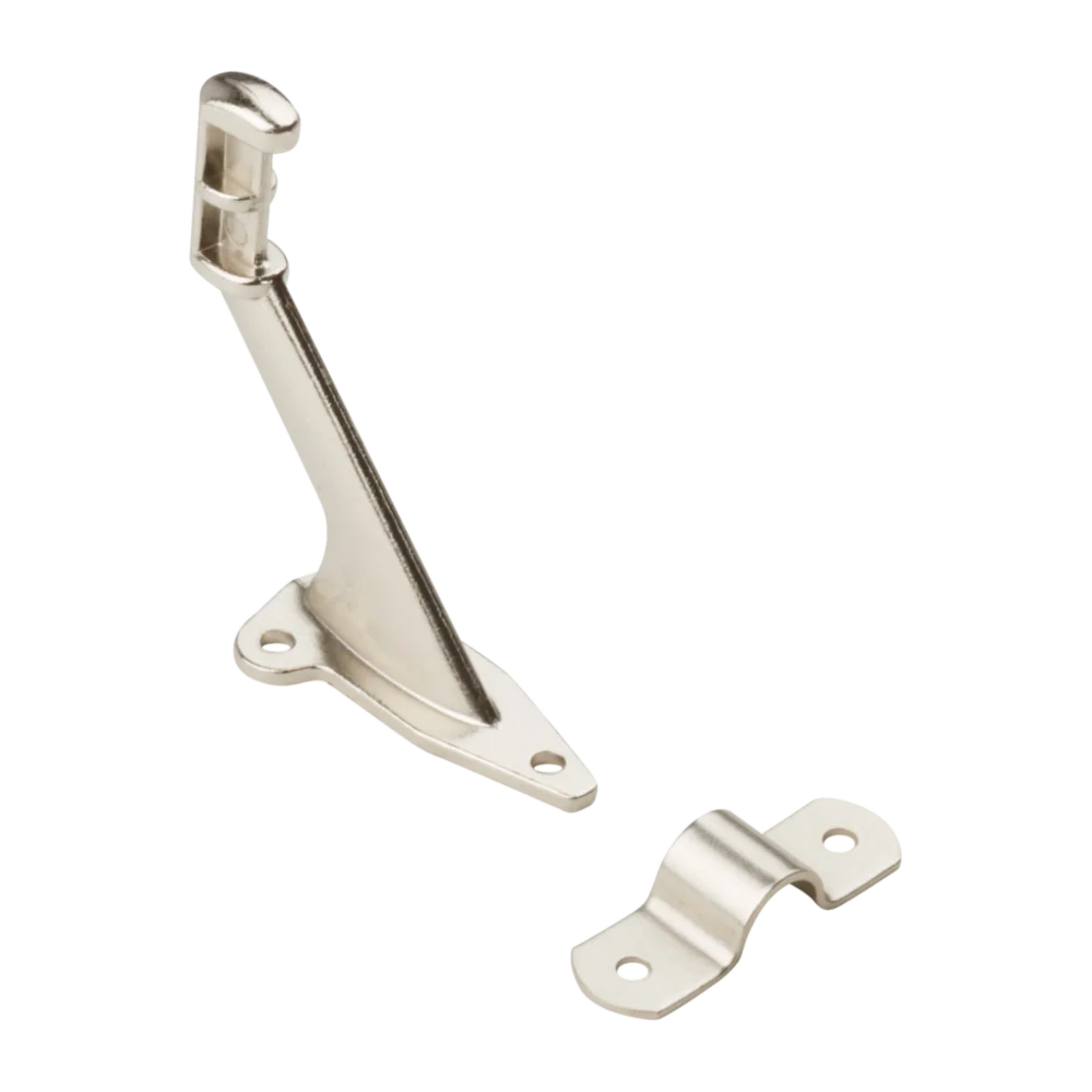 Comfortable National Hardware Satin Nickel Aluminum Handrail Bracket Genuine