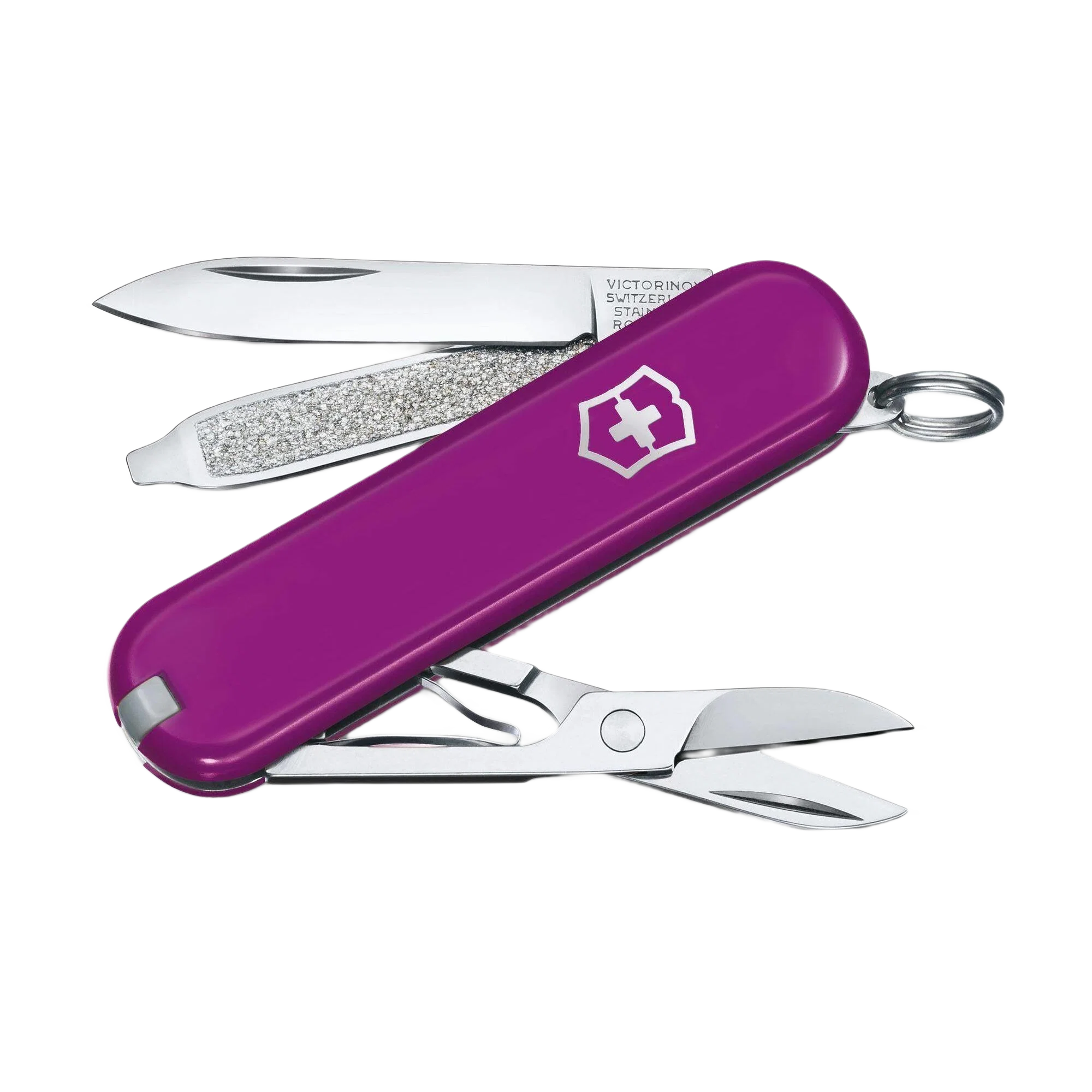 Selected Victorinox Swiss Army Classic SD Pocket Knife Tasty Grape Natural