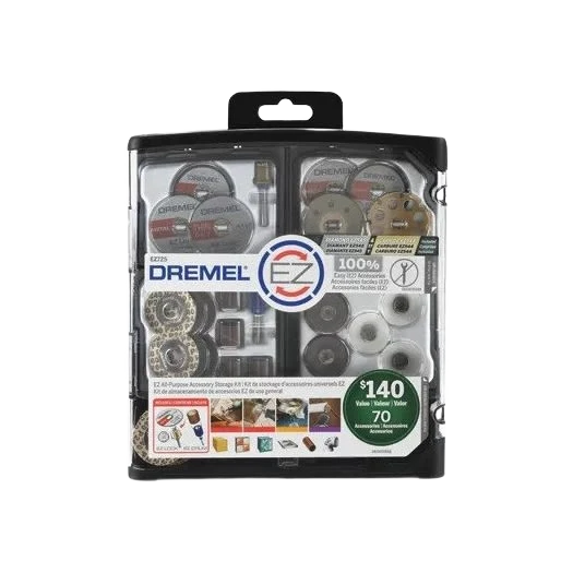 Contemporary Dremel 70-Piece EZ All Purpose Accessory Storage Kit Trendy