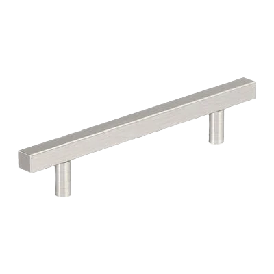 Outstanding Amerock Bar Pulls Square 5-1 16 Center-to-Center Satin Nickel Cabinet Pull Durable