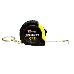 Clean Force Keychain Tape Measure 6 ft. Sustainable