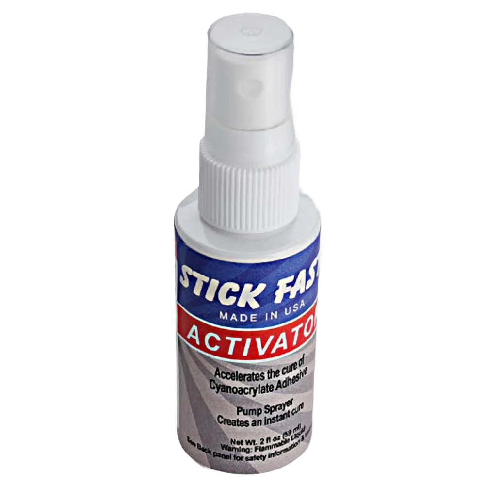Secure Stick Fast CA Glue Activator 2 oz. Pump Long-Lasting