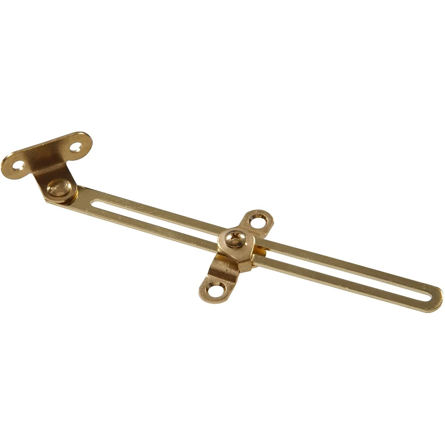World-Class Hillman Brass Friction Lid Support to use for Left or Right High-Quality