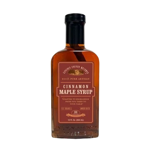 Advanced Lincoln County Reserve Cinnamon Maple Syrup – 12 oz. Classic
