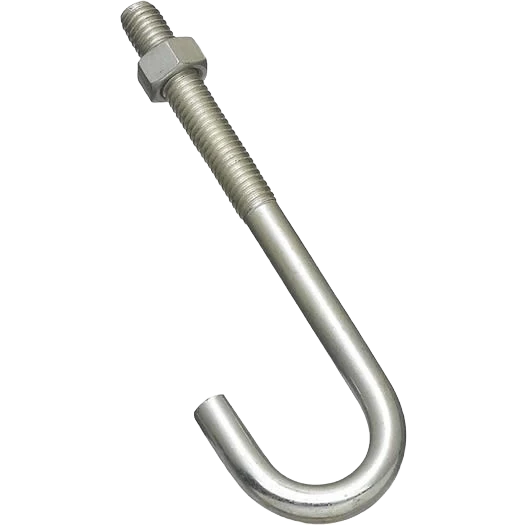 Sustainable National Hardware 3 8 x 5 Zinc J Bolt Smooth