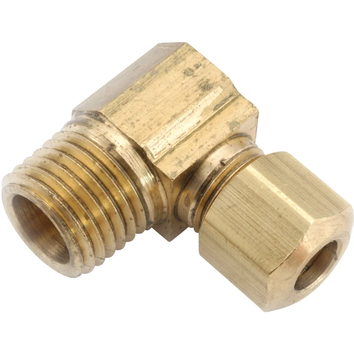 Comfortable Anderson Metals Male 90 Deg. Compression Brass Elbow 3 8 In. x 3 8 In. Lightweight