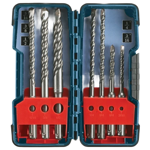 Next-Generation Bosch 7 Piece SDS-plus® Bulldog™ Rotary Hammer Bit Set World-Class