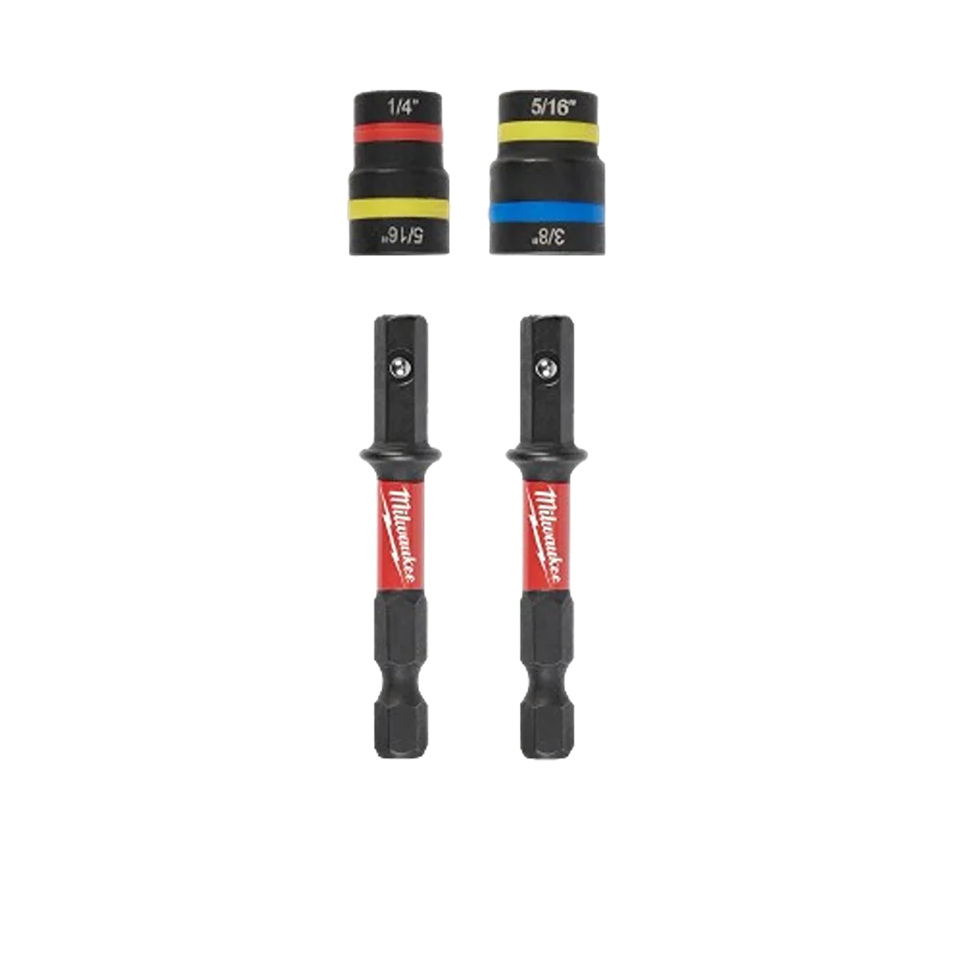Elite Milwaukee SHOCKWAVE Impact Duty™ QUIK-CLEAR™ 2-in-1 Magnetic Nut Driver Set Fashionable