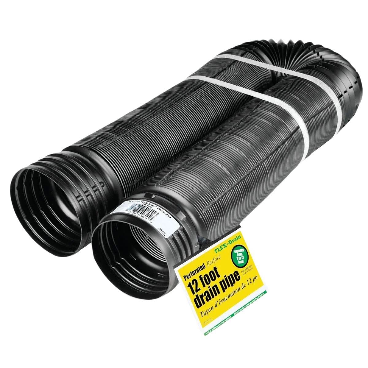 Quality Amerimax FLEX-Drain 4 In. Expandable Perforated Drain Pipe Convenient