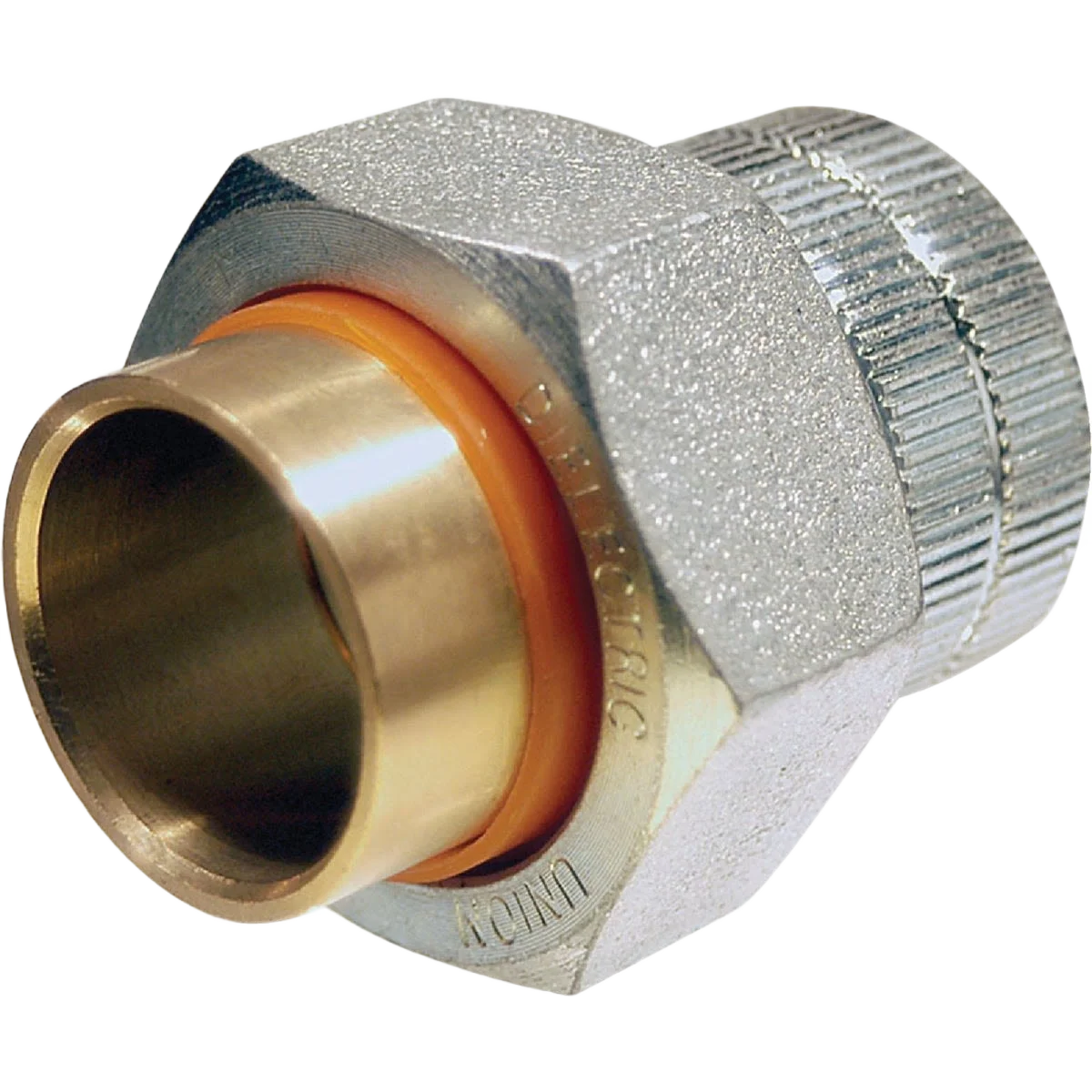 High-Performance ProLine Galvanized Dielectric Union 1 In. FIP x 1 In. Copper Sweat Eco-Friendly