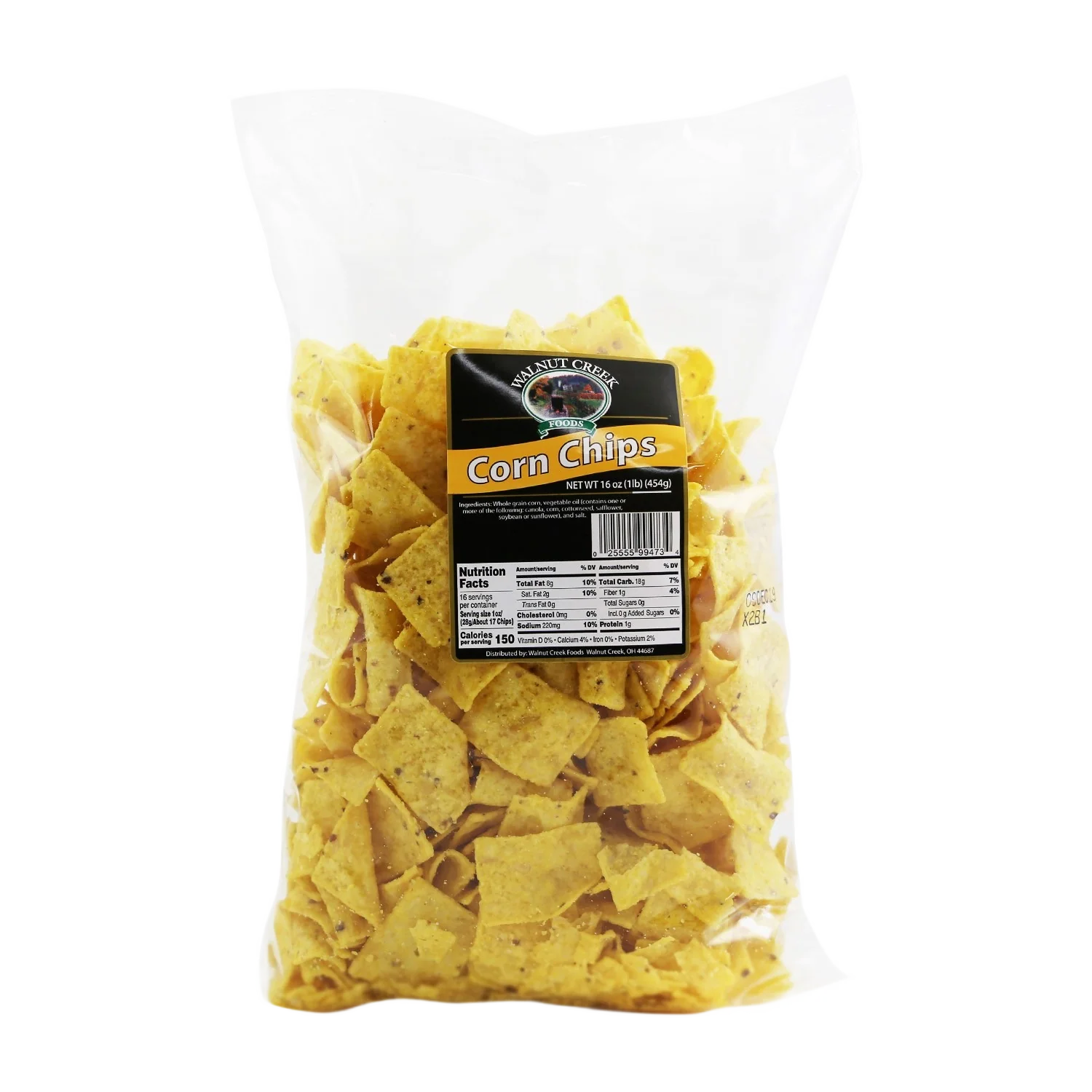 Smooth Walnut Creek Corn Chips 16 oz. Consistent
