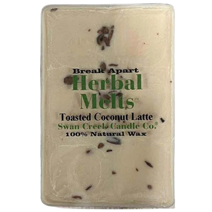Luxury Swan Creek Toasted Coconut Latte Drizzle Melts 6-Pack High-Quality