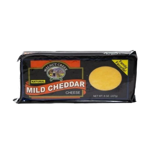 Casual Walnut Creek Mild Cheddar Block – 8 oz. Green