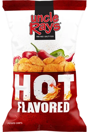 Prestigious Uncle Ray’s Hot Flavored Potato Chips 8.5 oz. Luxury