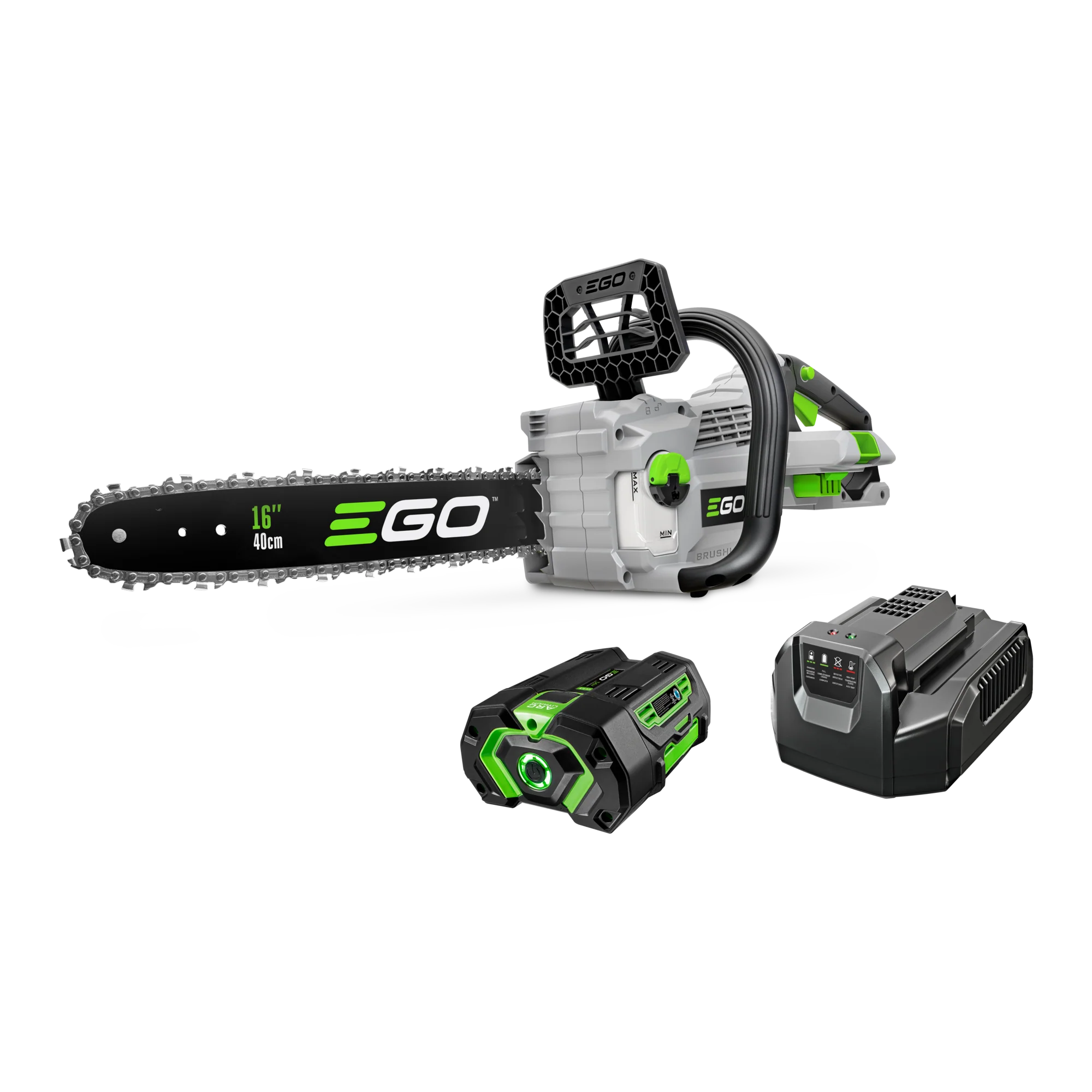 Safe EGO Power 16 Chain Saw with 4.0Ah Battery and Standard Charger Premium Material