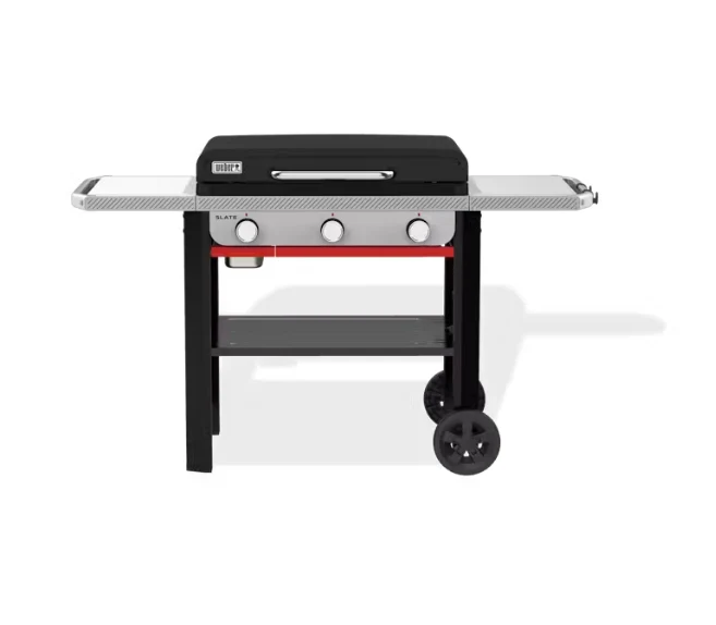 Elite Weber Slate 28 Rust-Resistant Griddle Liquid Propane Stylish