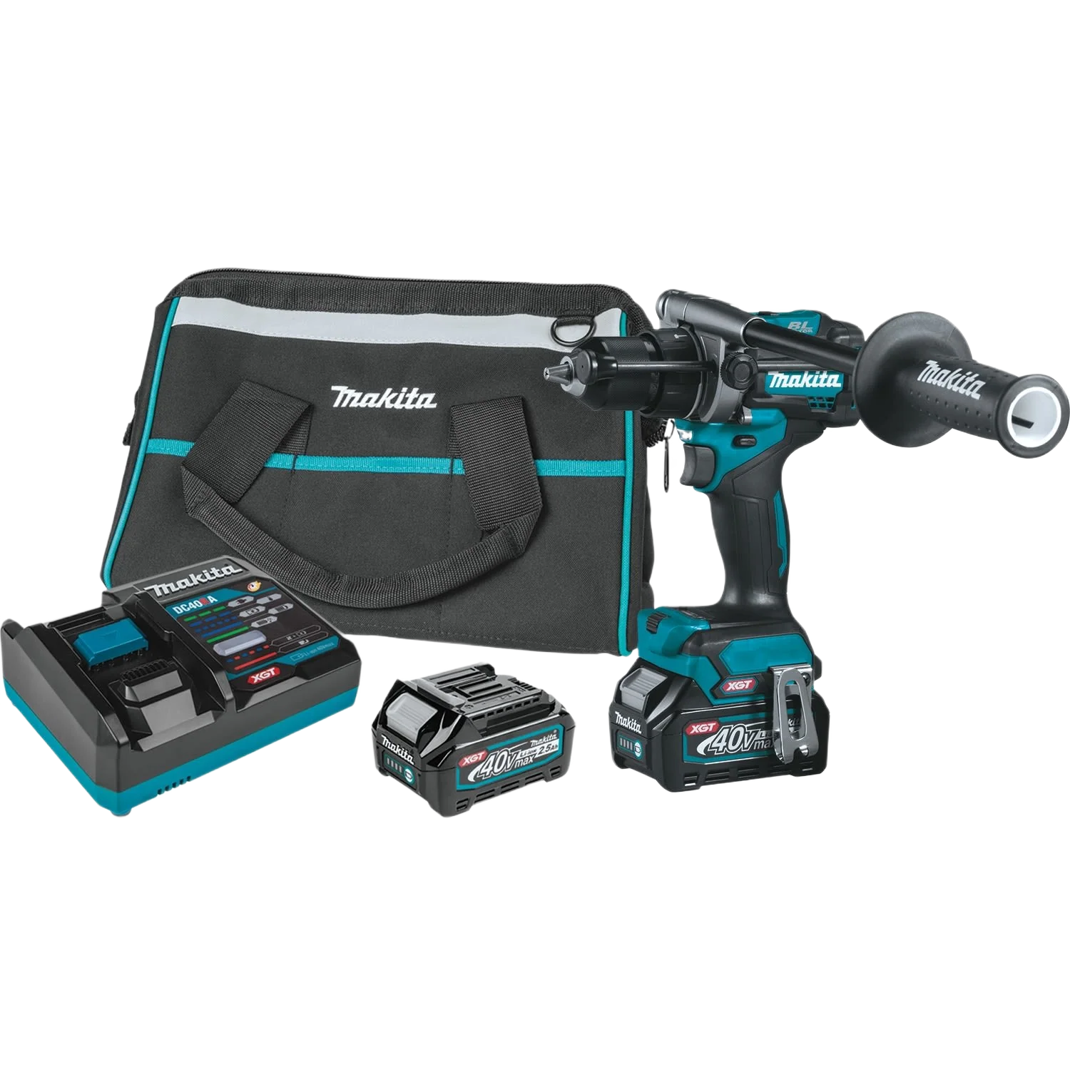 Minimalist Makita Max XGT 1 2 in. Brushless Cordless Hammer Driver Drill Kit 2.5 Ah Functional