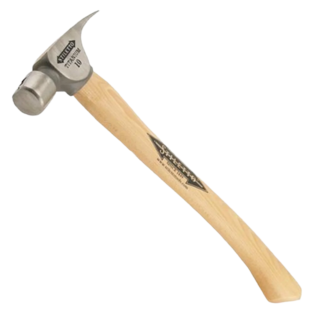 Exceptional Stiletto 10oz Smooth Curved Hickory Hammer First-Class