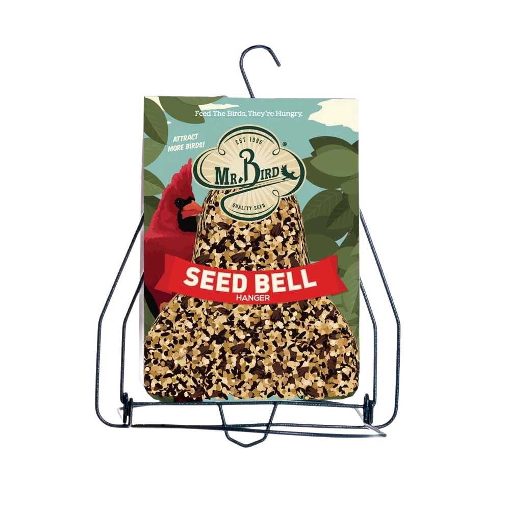 Trendy Mr. Bird Seed Bell Hanger Certified