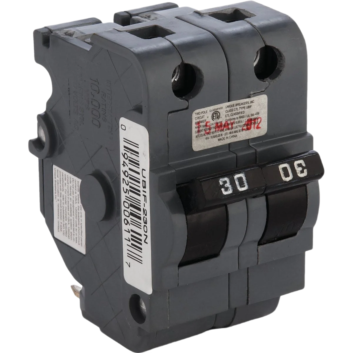Solid Connecticut Electric Packaged Circuit Breaker for Federal Pacific Contemporary