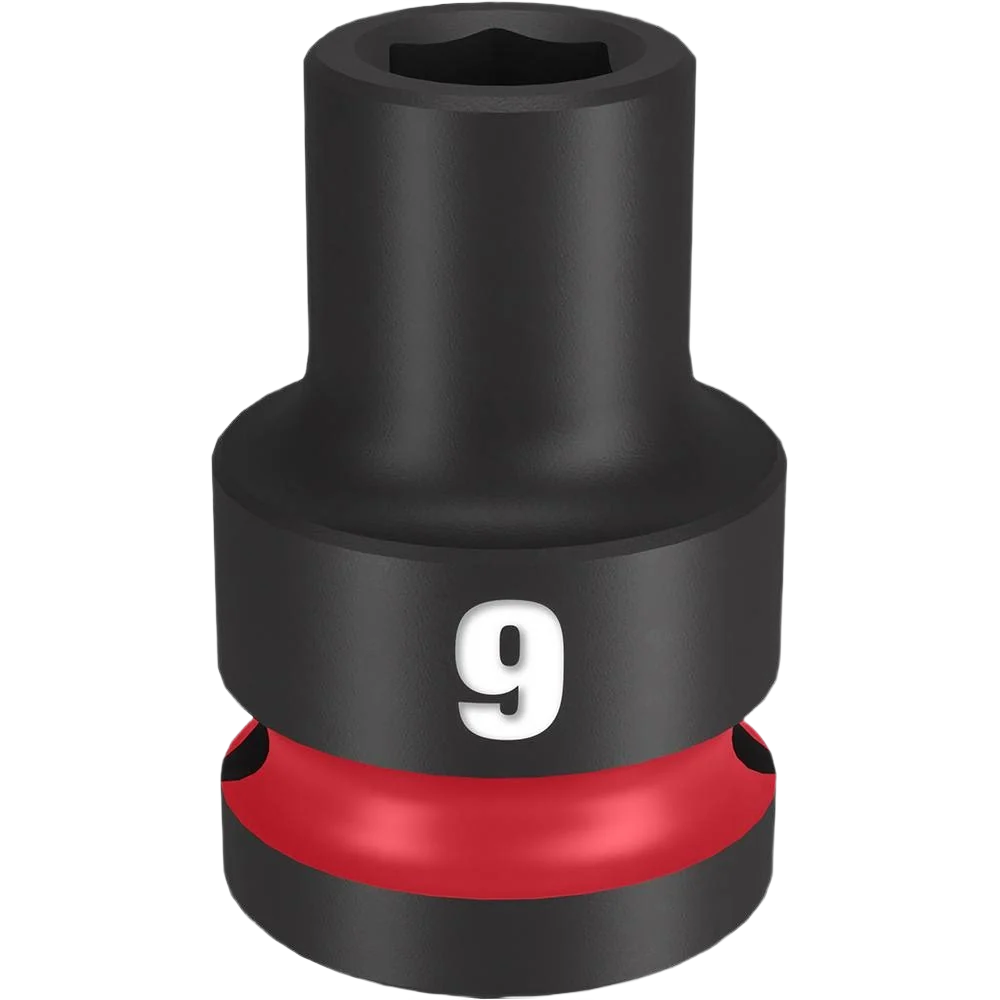 Smooth Milwaukee SHOCKWAVE™ Impact Duty™ 1 2 Drive 9-mm 6 Point Socket Refined