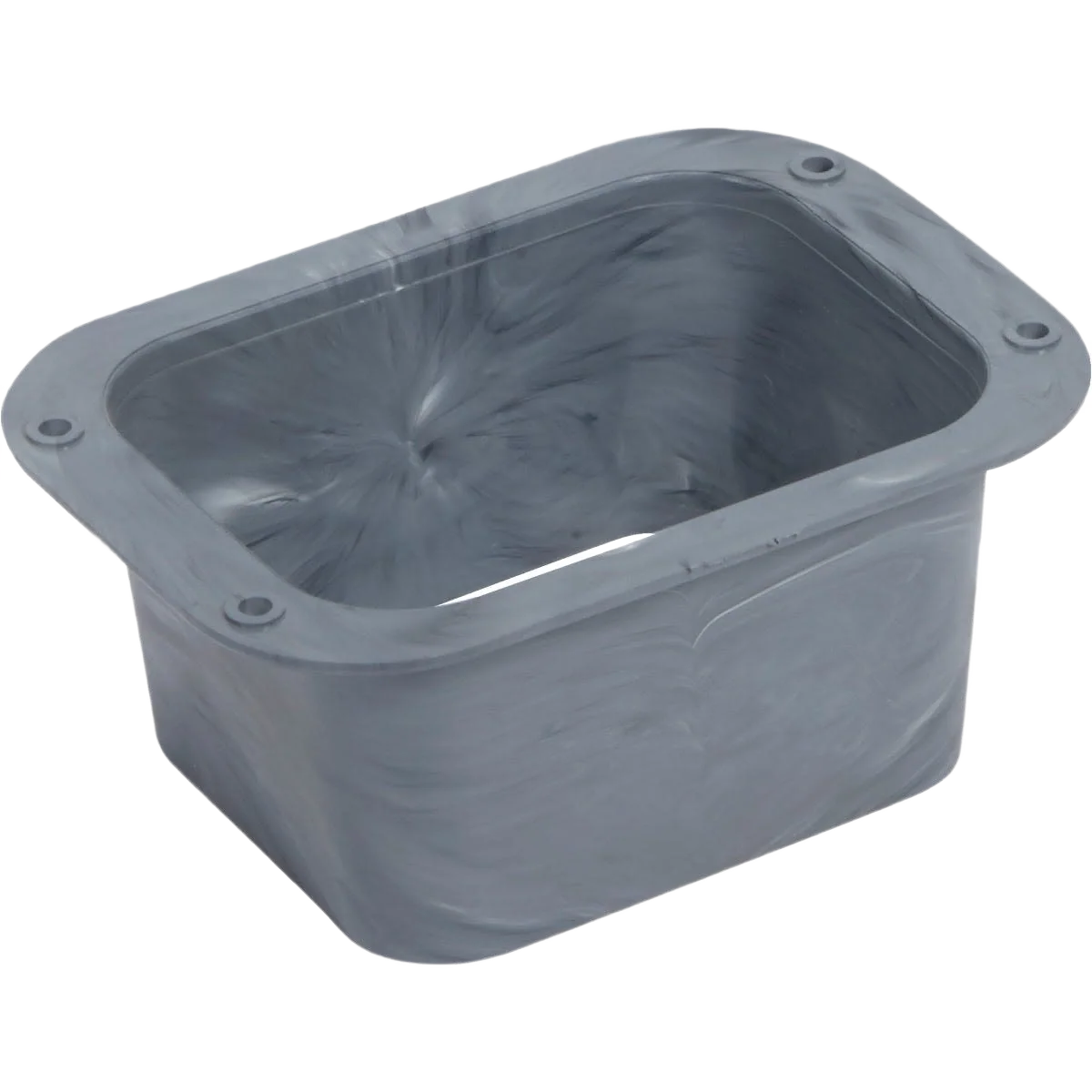 Fine Crafted Amerimax 2 in. x 3 in. Plastic Downspout C-Outlet Gray Genuine