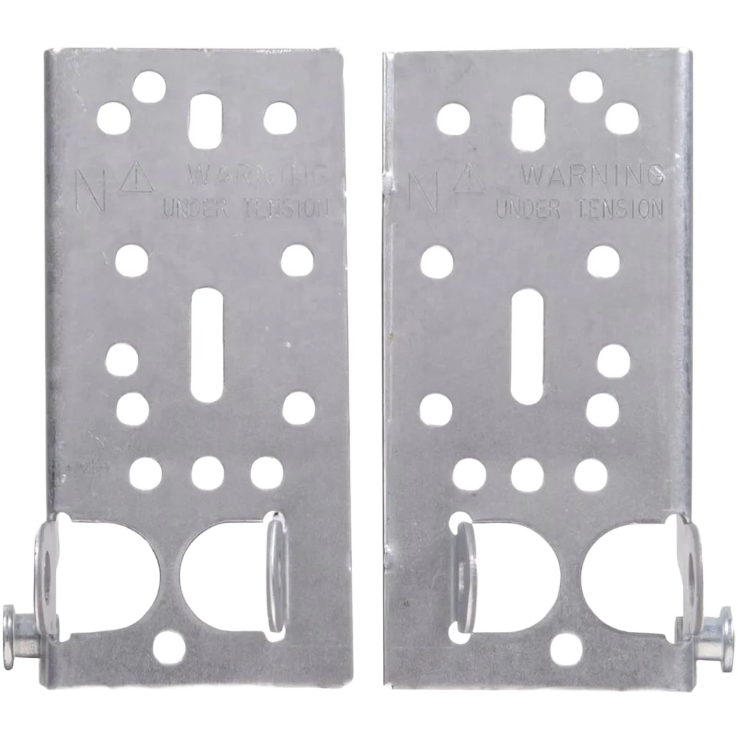 High-Grade Hillman 6 in. Bottom Lift and Roller Brackets Galvanized Soft