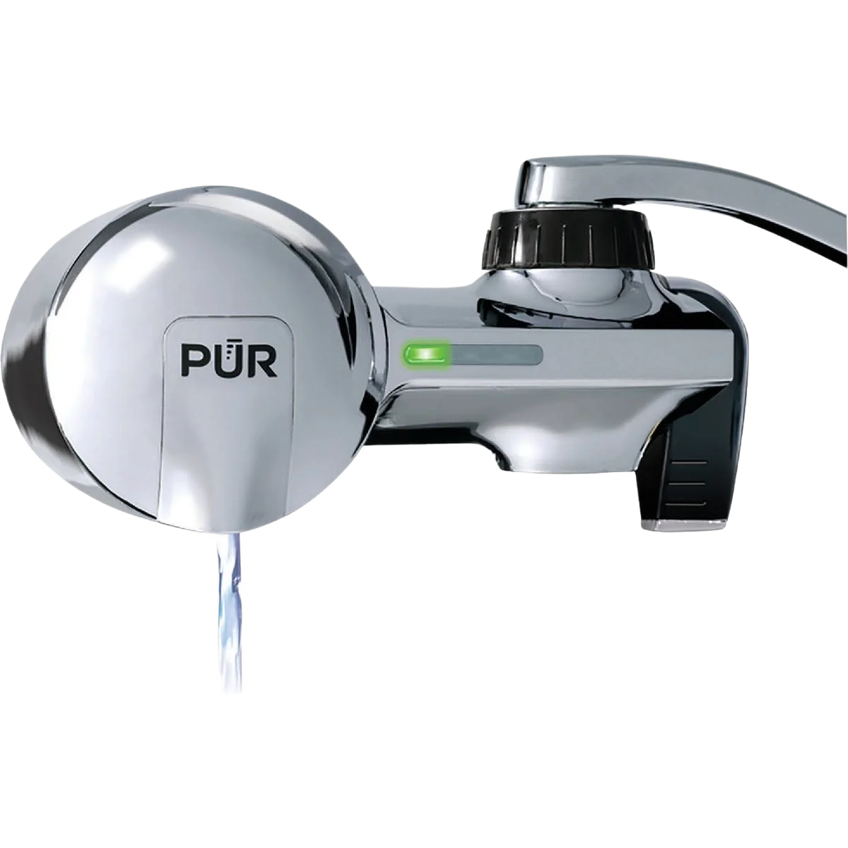 Detailed PUR 3-Stage Vertical Faucet Mount Water Filter Easy-to-Use
