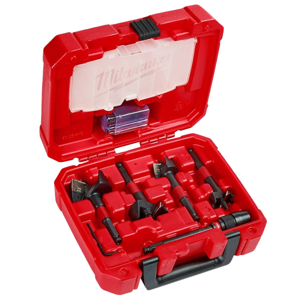 Excellent Milwaukee SWITCHBLADE™ 5-PC Selfeed Bit Plumber’s Kit Elite